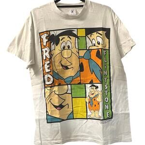 Vintage 90s Fred Flintstone 1994 Cartoon Single Stitch Shirt Adult Large